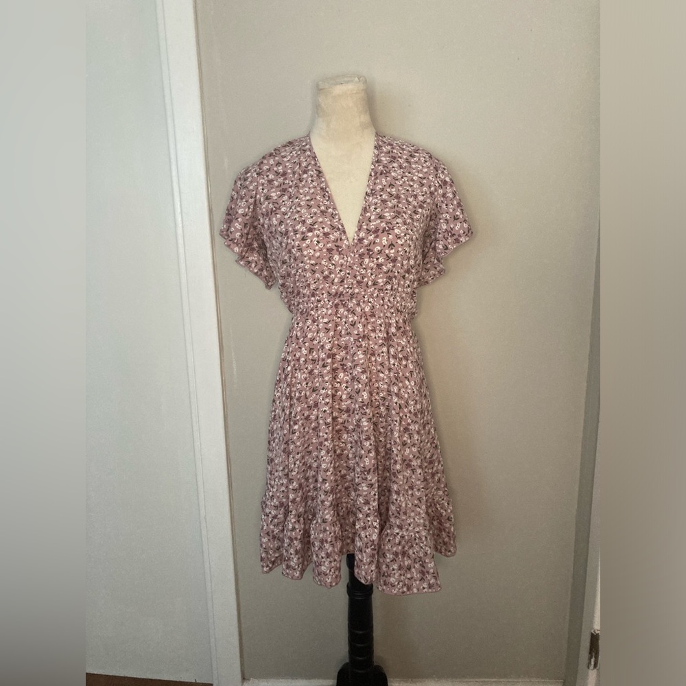 Guberry Purple Floral Dress